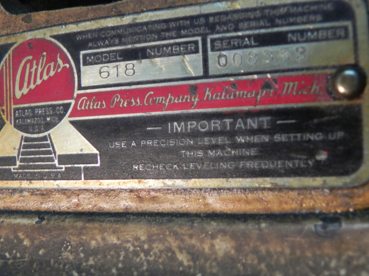Atlas 618 Lathe